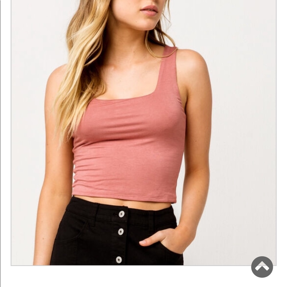 Pink crop top from Tilly’s :)